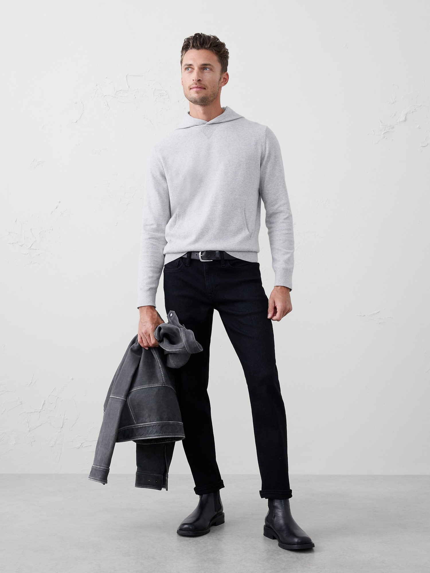 Cloud Soft Sweater Hoodie - Heather Gray