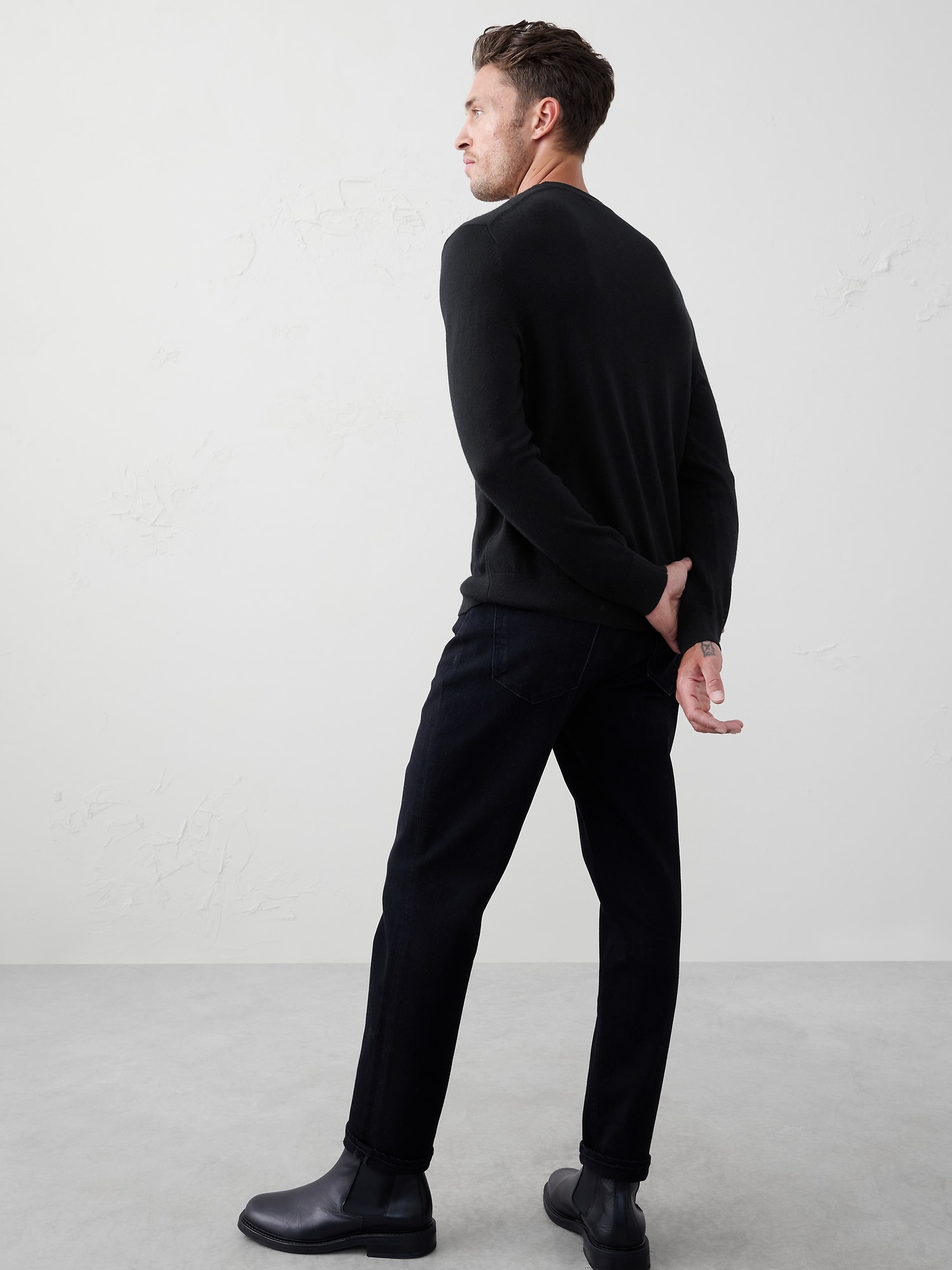 Image number 2 showing, Merino Wool V-Neck Sweater