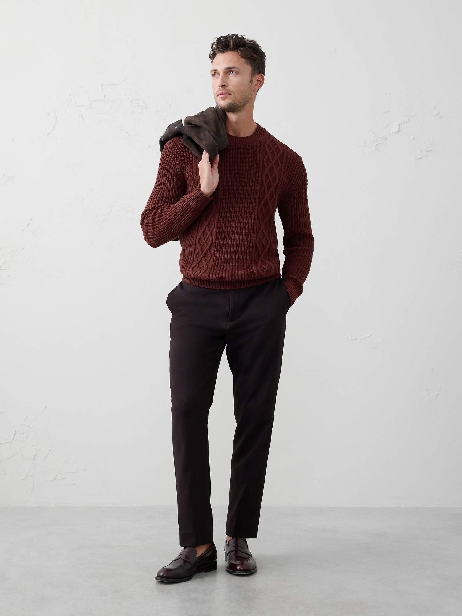 Image number 1 showing, Cable Sweater