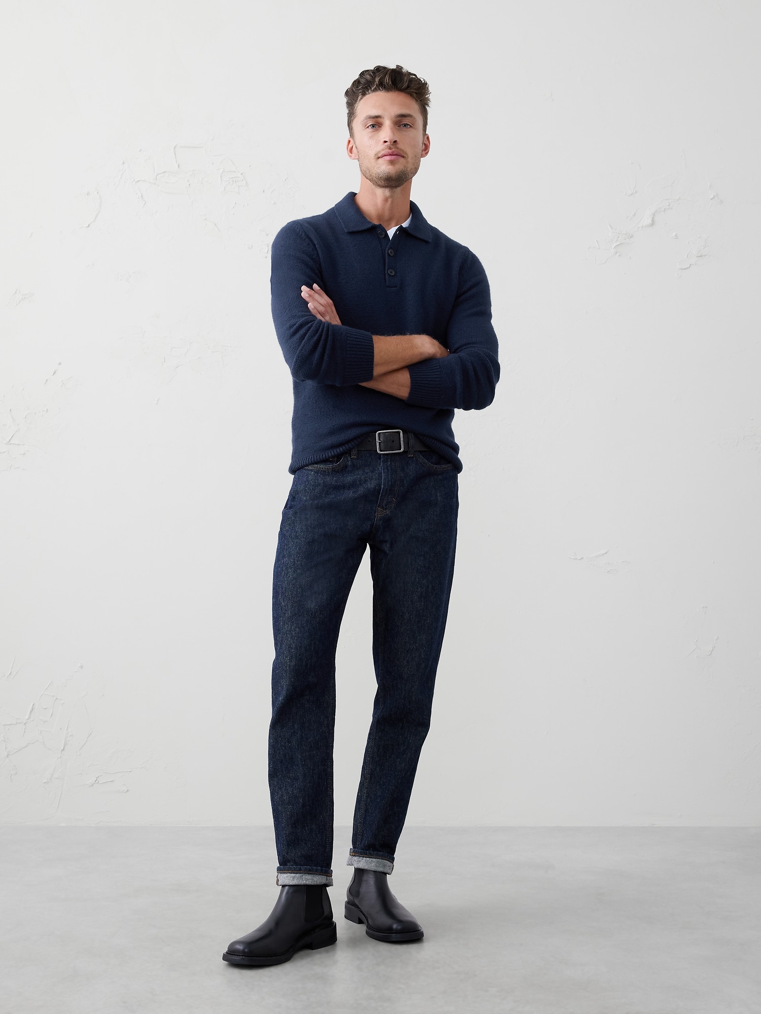 Cozy Sweater Polo