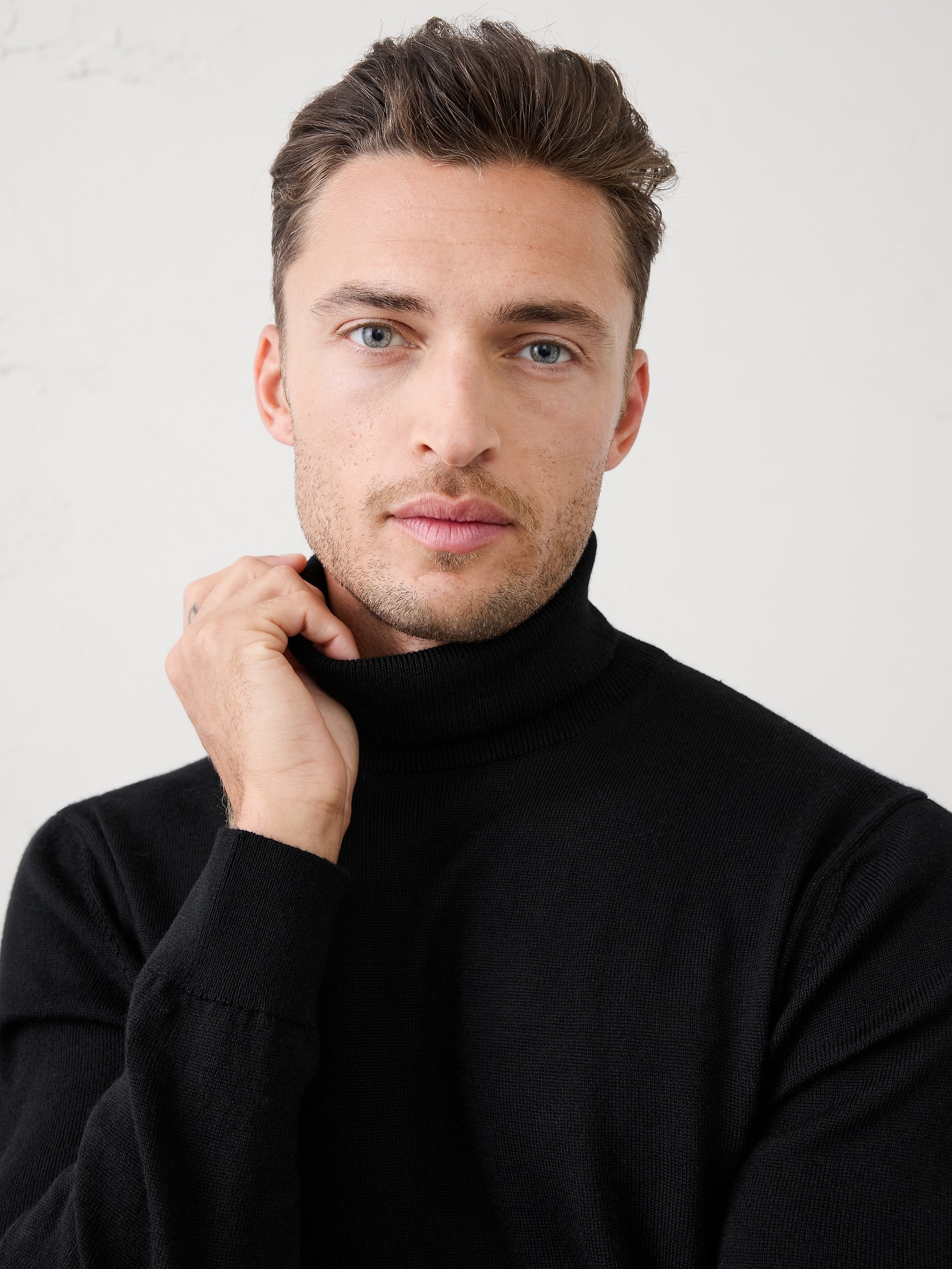 Image number 3 showing, Merino Wool Turtleneck Sweater
