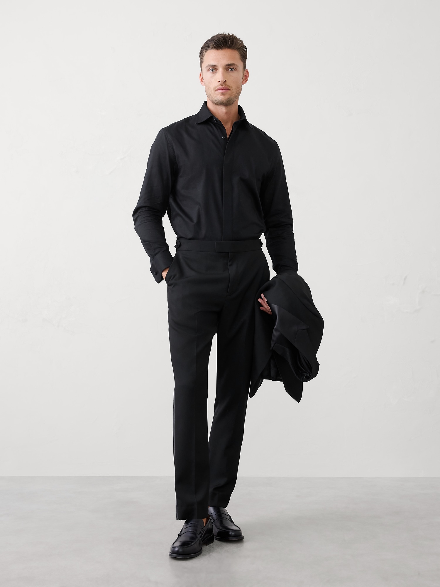 Slim-Fit Luxe Dress Shirt