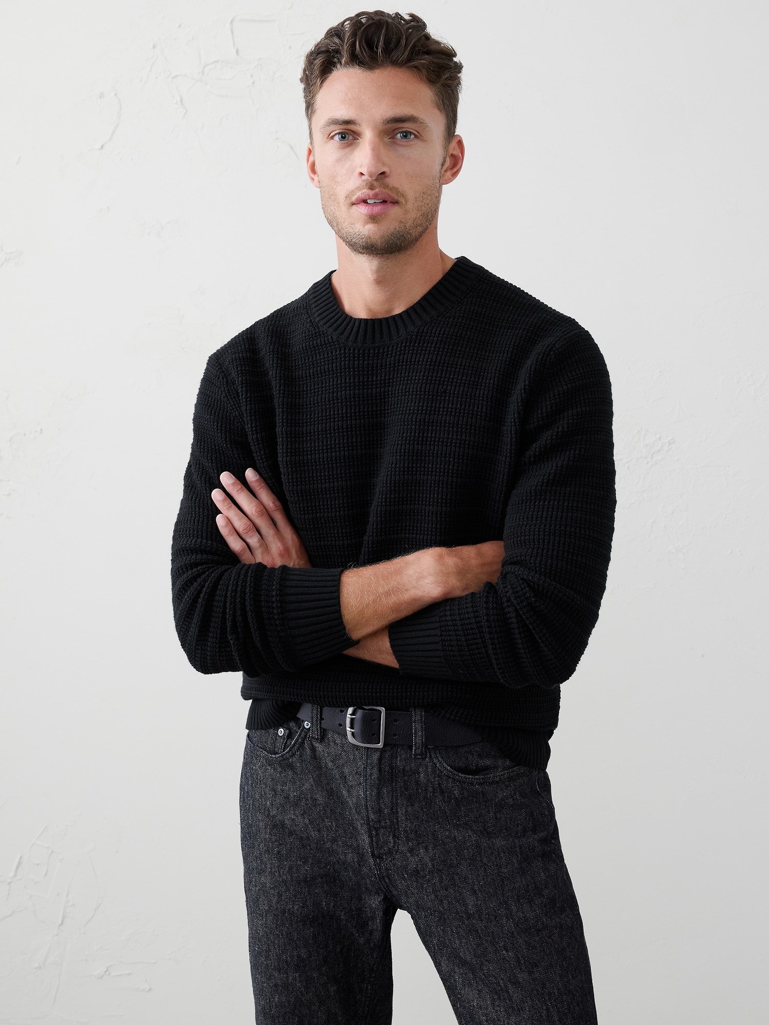 Image number 1 showing, Textured Sweater