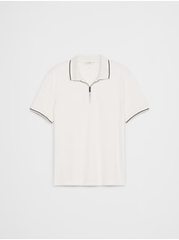 Zip Placket Polo | Banana Republic Factory