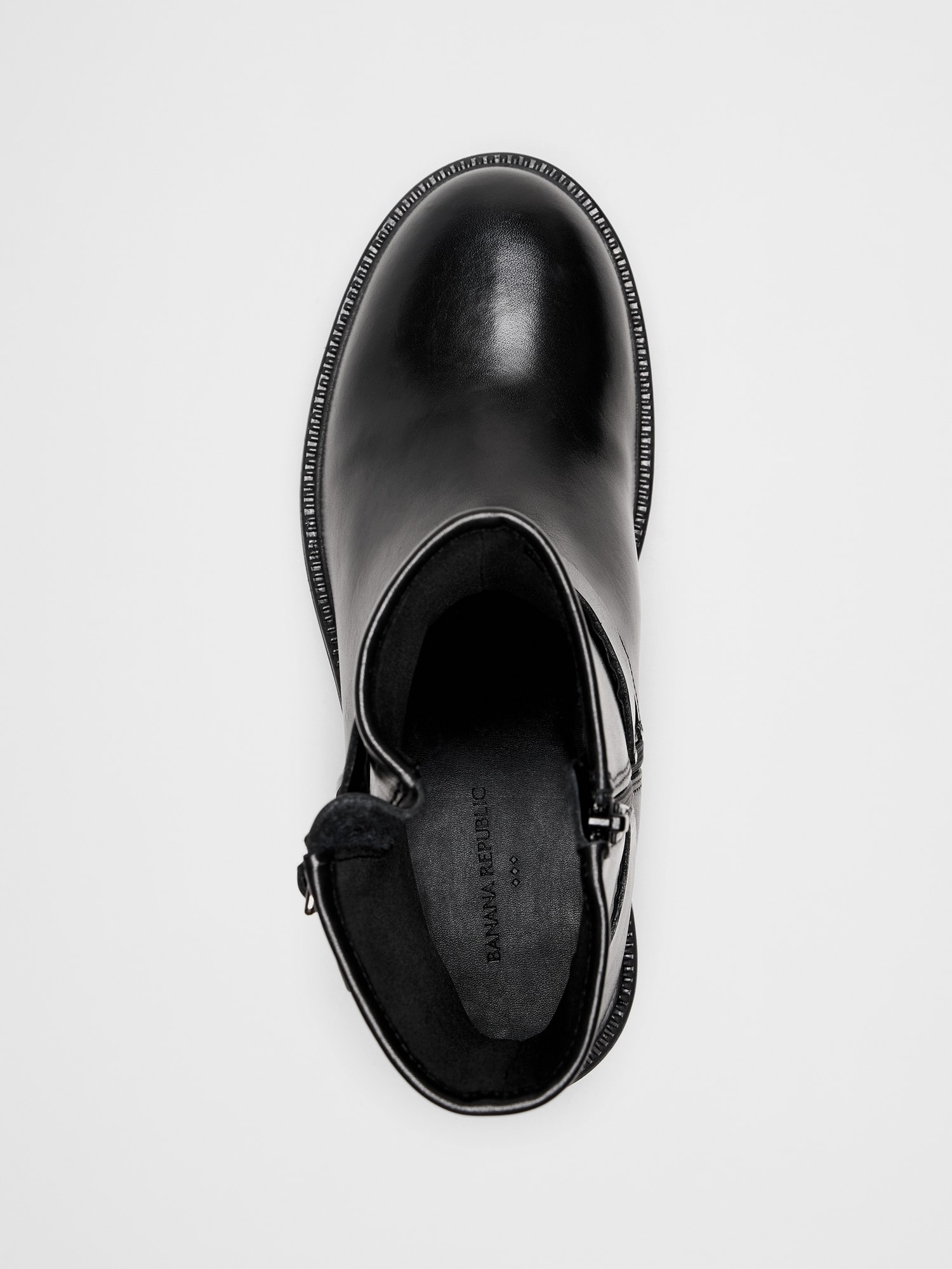 Image number 4 showing, Leather Moto Boot