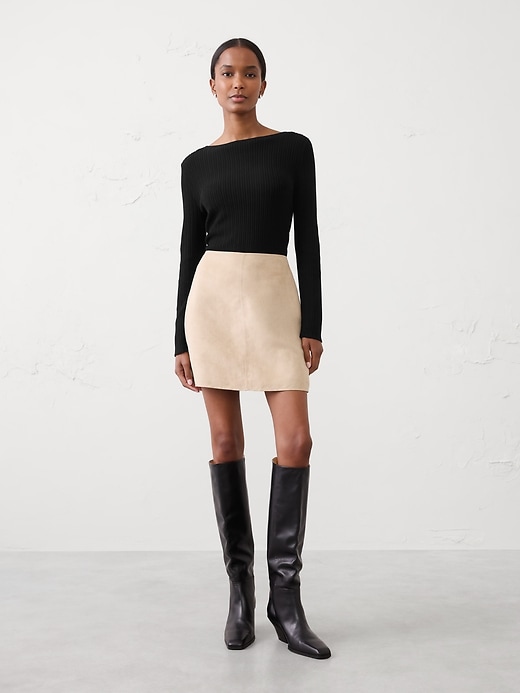 Volume-Sleeve Sweater