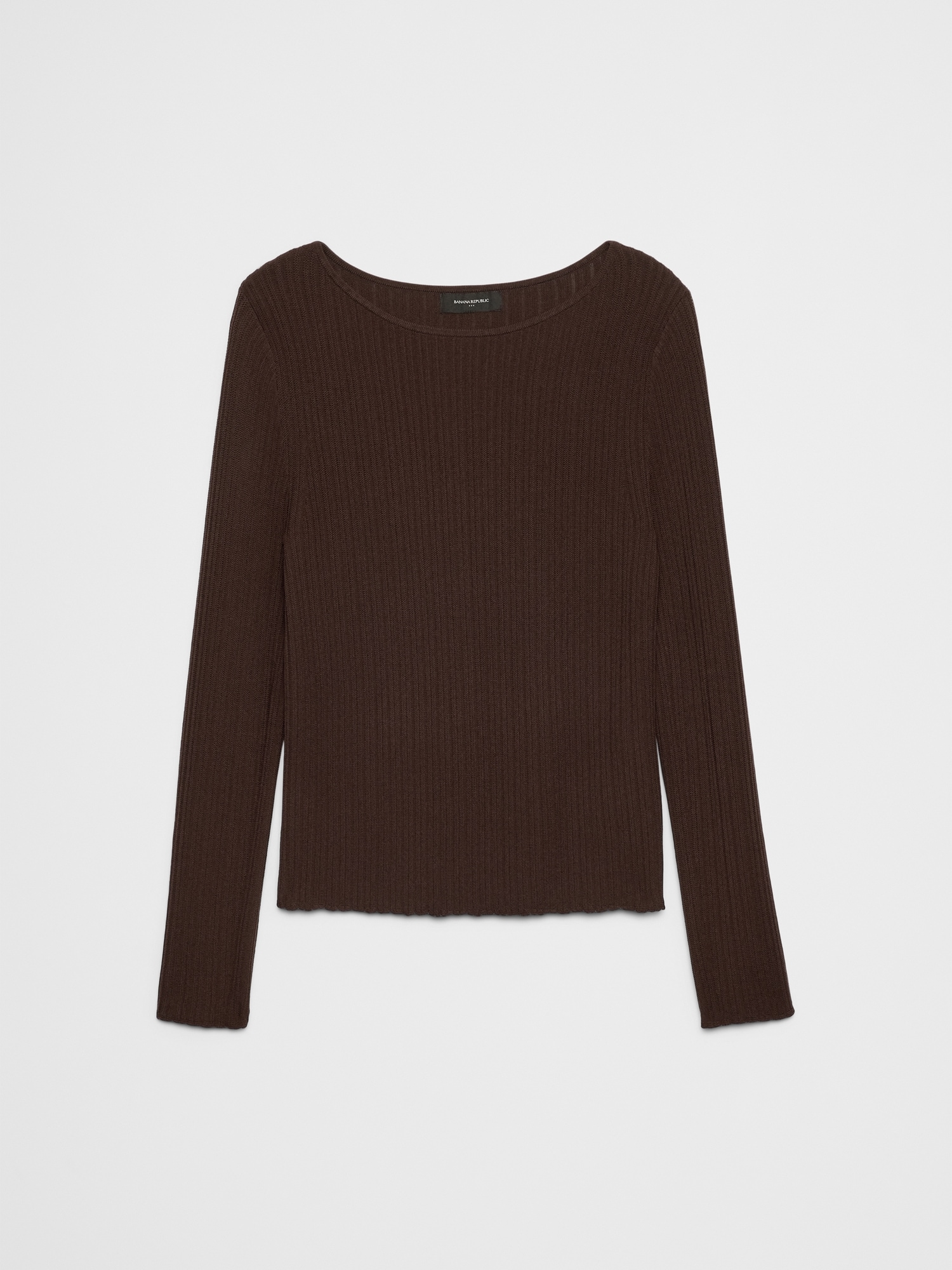 Image number 4 showing, Ribbed Boatneck Sweater