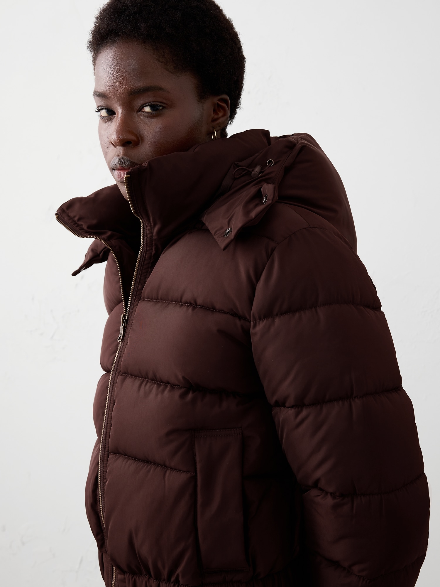 Image number 3 showing, Short Hooded Puffer Jacket