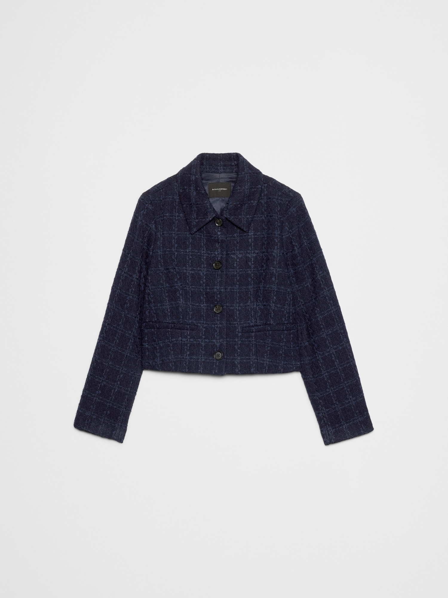 Image number 4 showing, Textured Cropped Jacket