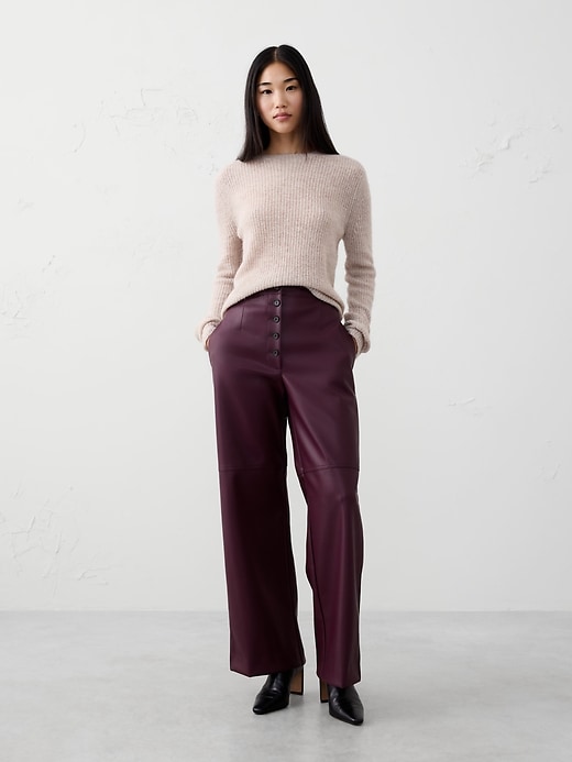 Wide-Leg High-Rise Corduroy Jean