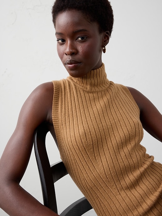 Ribbed Mini Sweater Dress