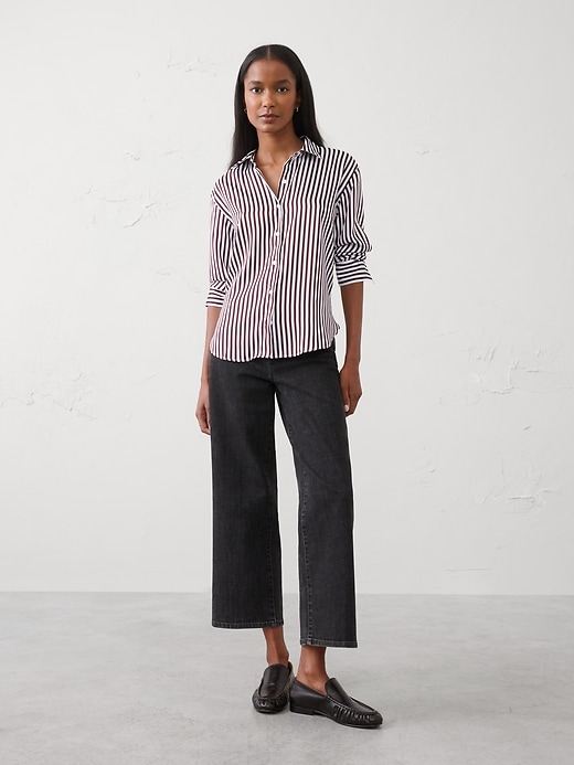 Classic Silky Shirt | Banana Republic Factory