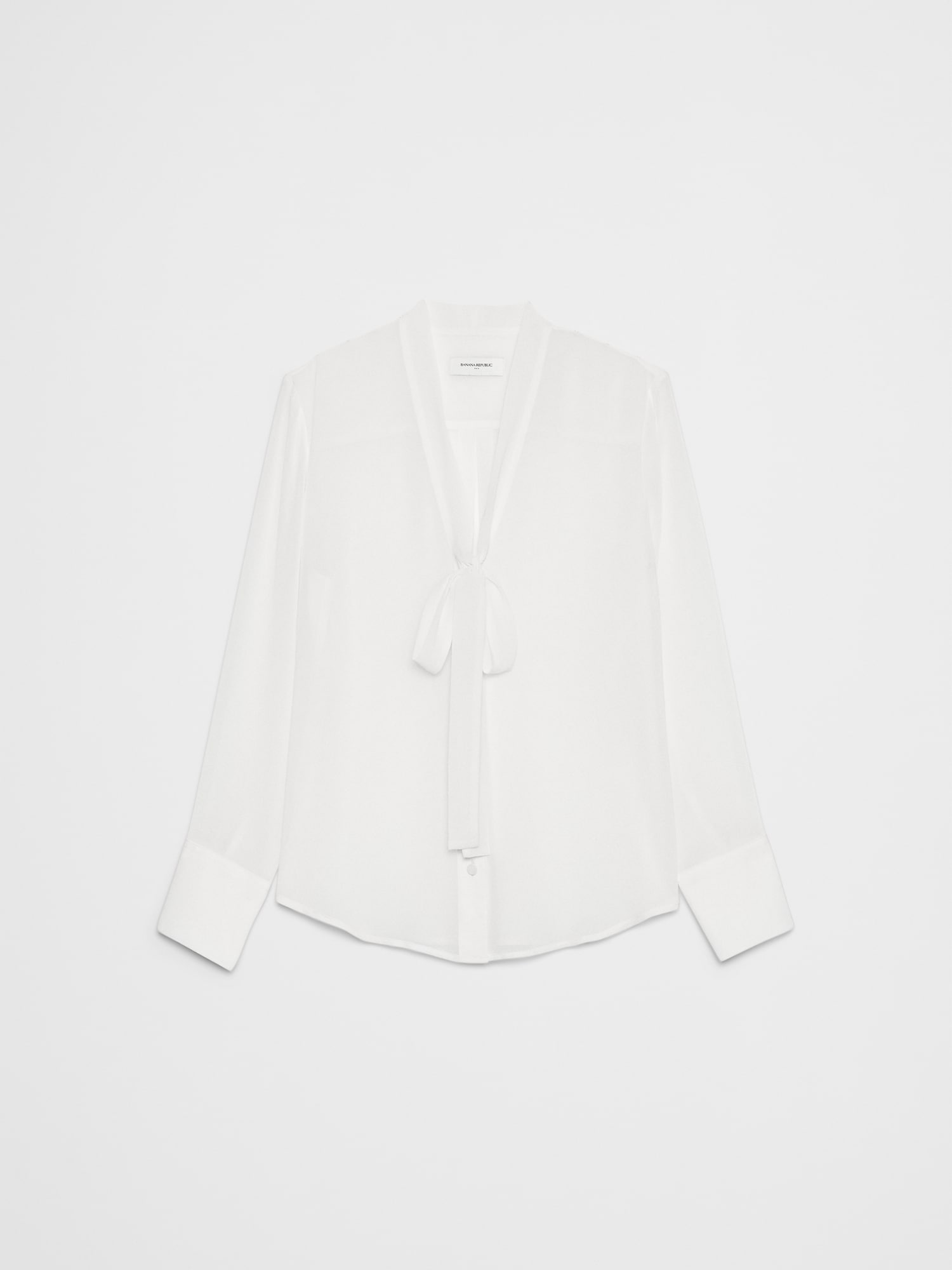 Image number 4 showing, Tie-Neck Blouse