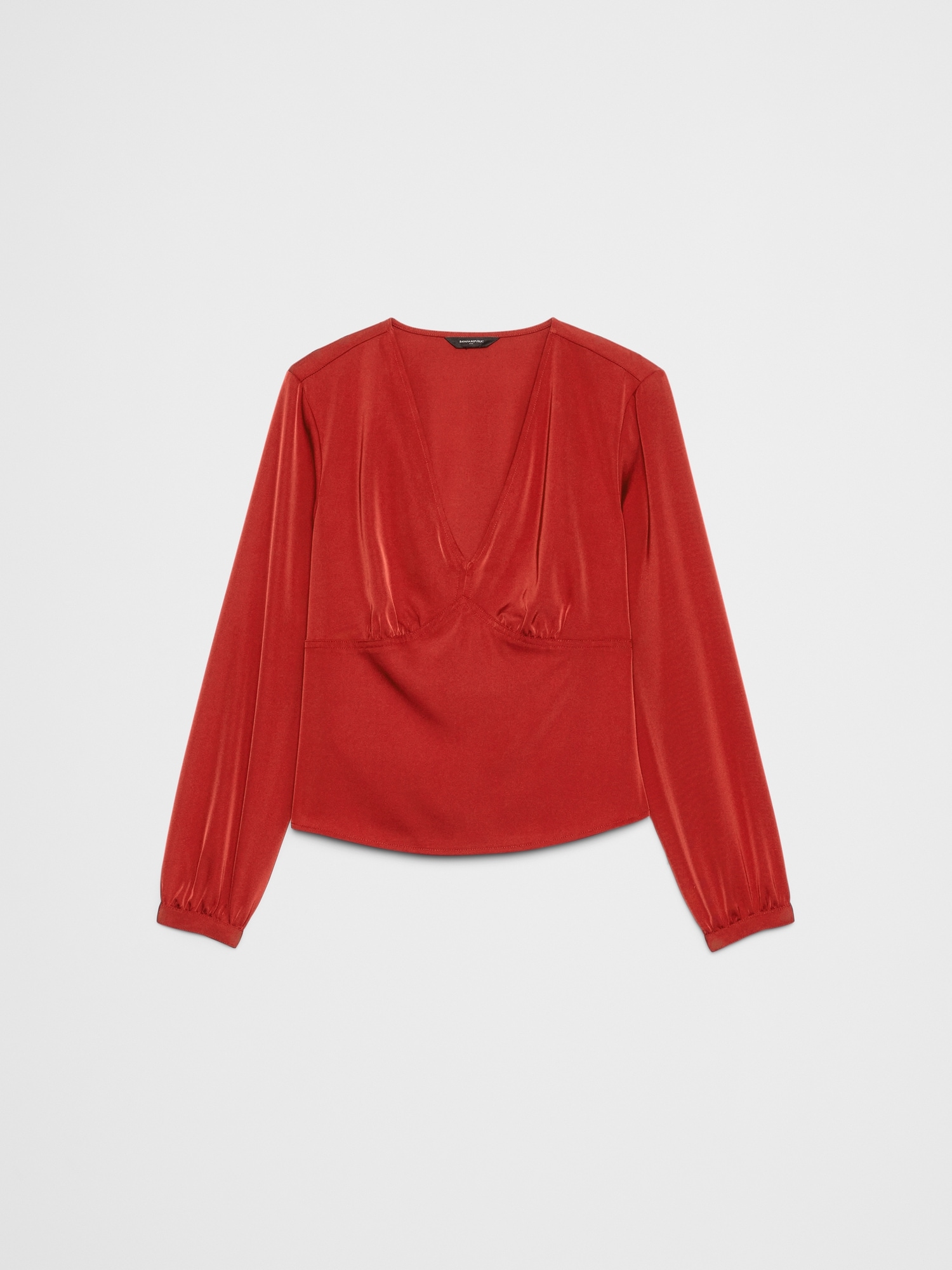Image number 4 showing, Silky V-Neck Top