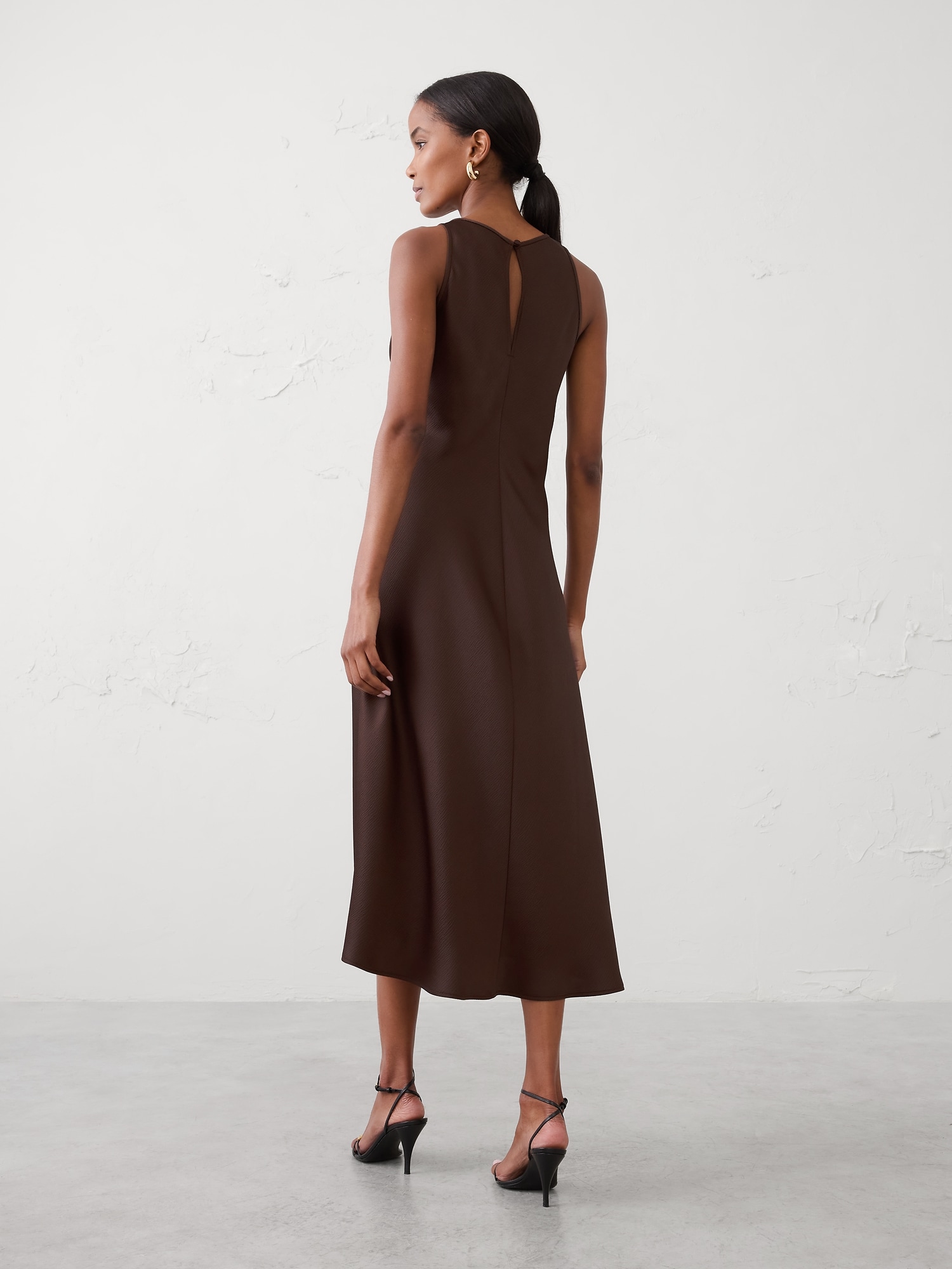 Image number 2 showing, Satin Midi Dress