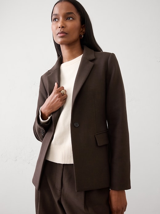 Double Weave Blazer | Banana Republic Factory