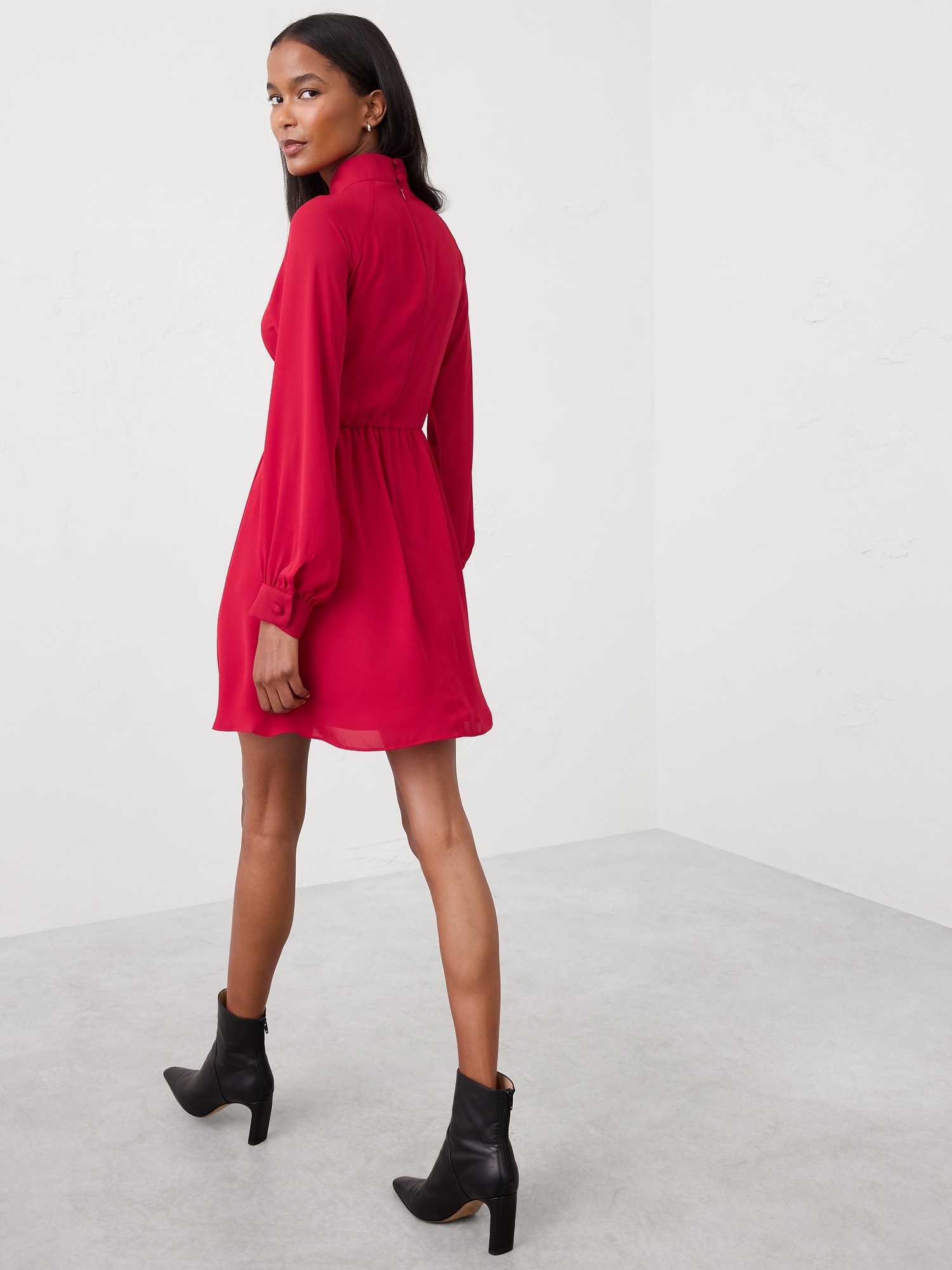 Image number 2 showing, Twisted-Waist Mini Dress