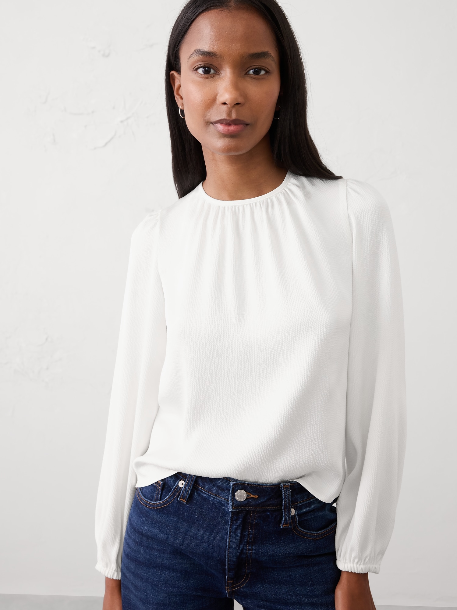 Image number 1 showing, Volume-Sleeve Top