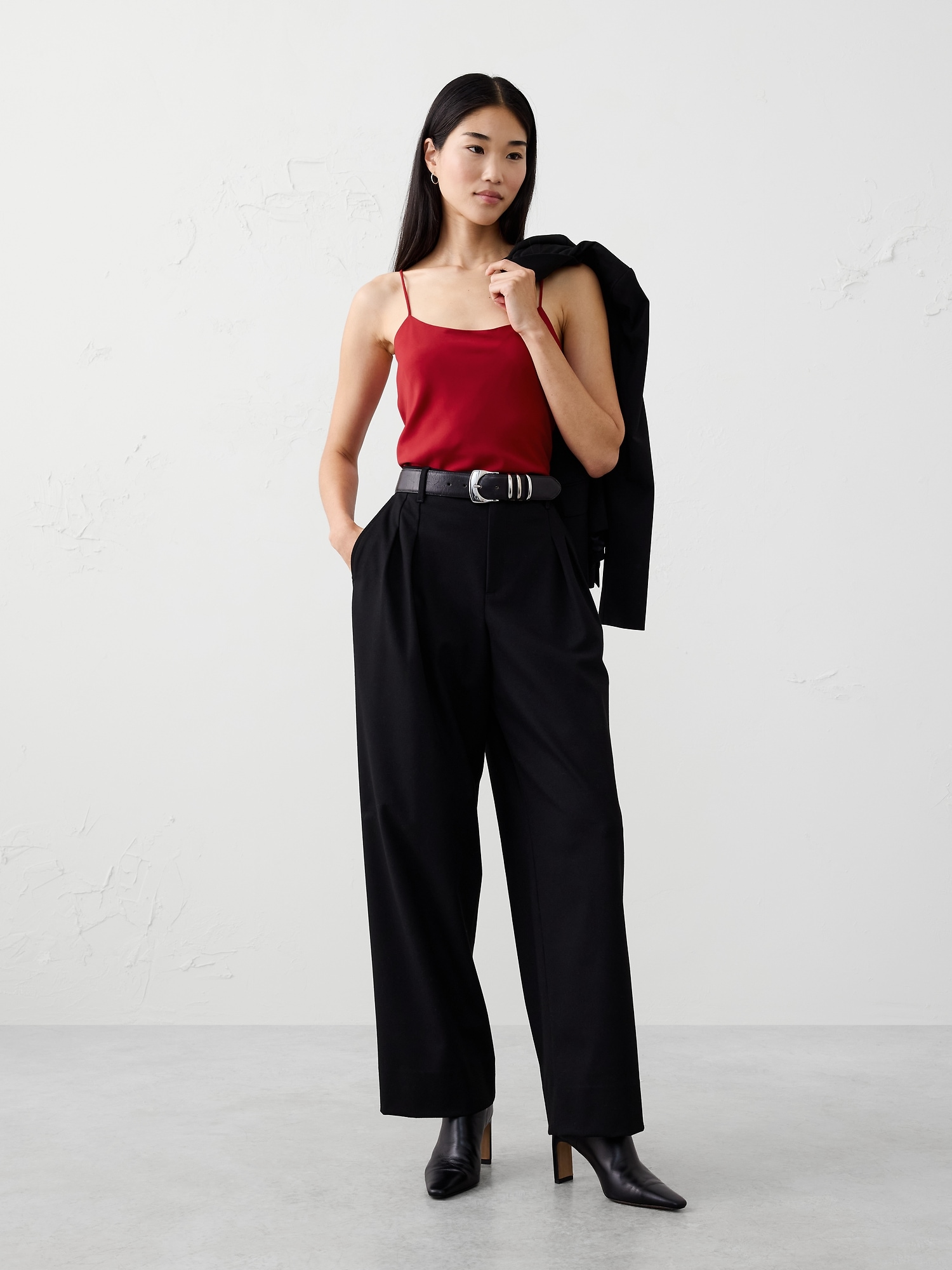 Silky Camisole - Red Love