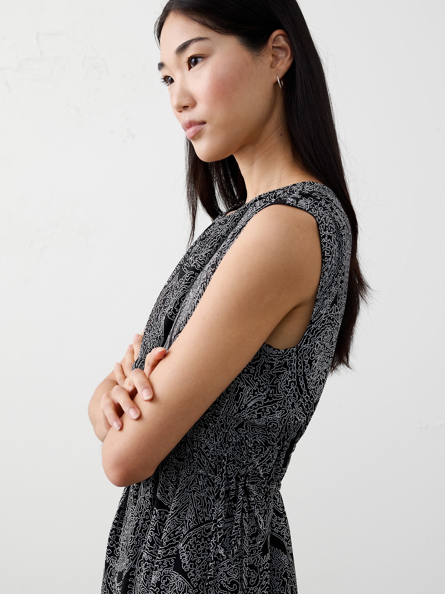 Image number 3 showing, Side-Tied Midi Dress