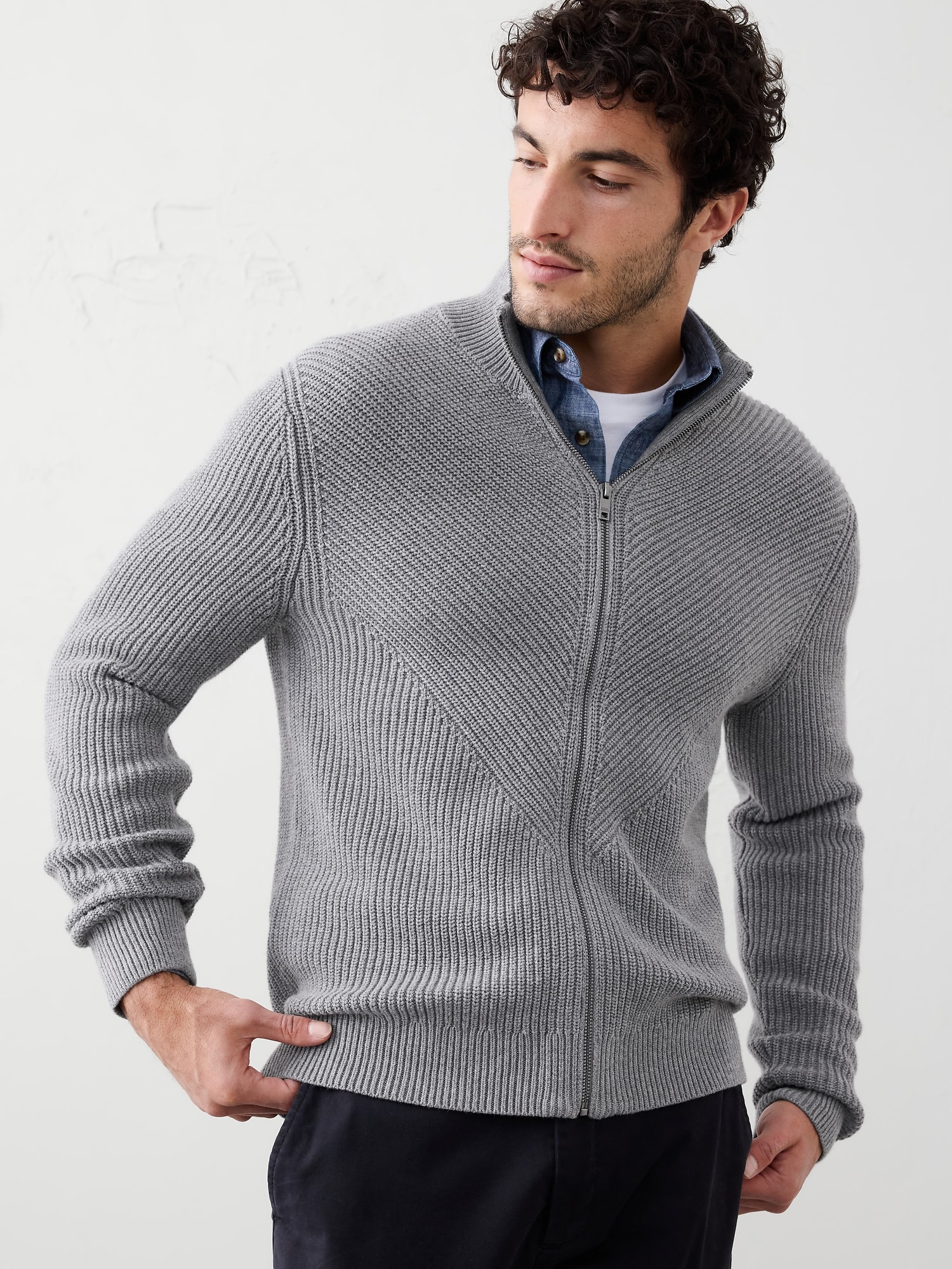 Fisherman Sweater Jacket