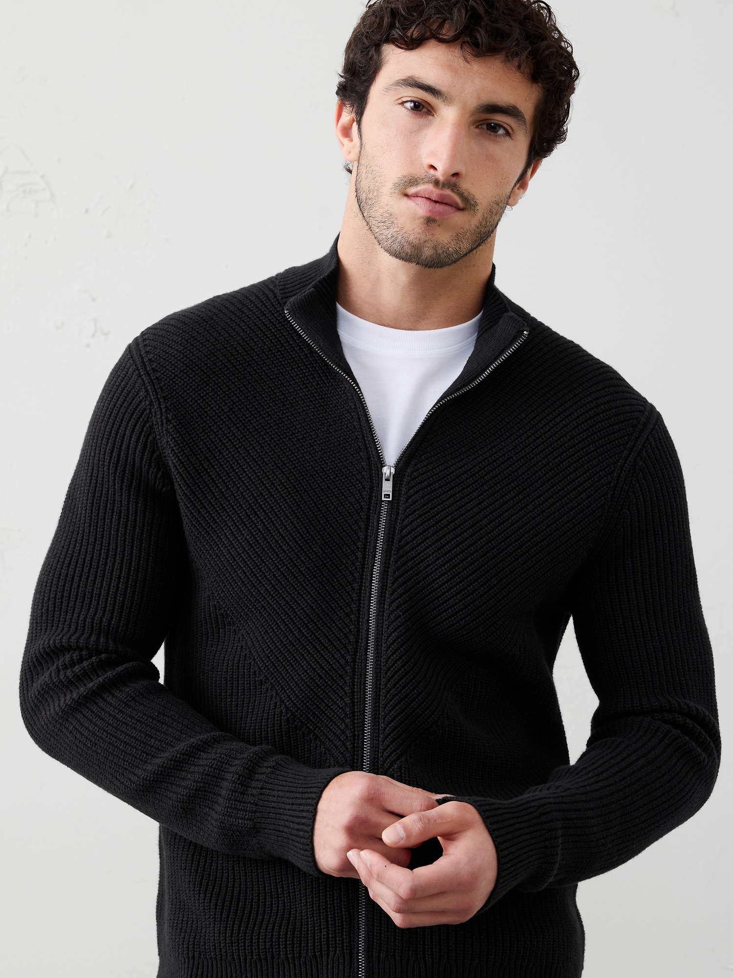 Image number 3 showing, Fisherman Sweater Jacket