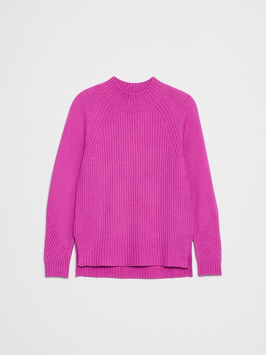 Ribbed Mock-Neck Sweater | Banana Republic Factory