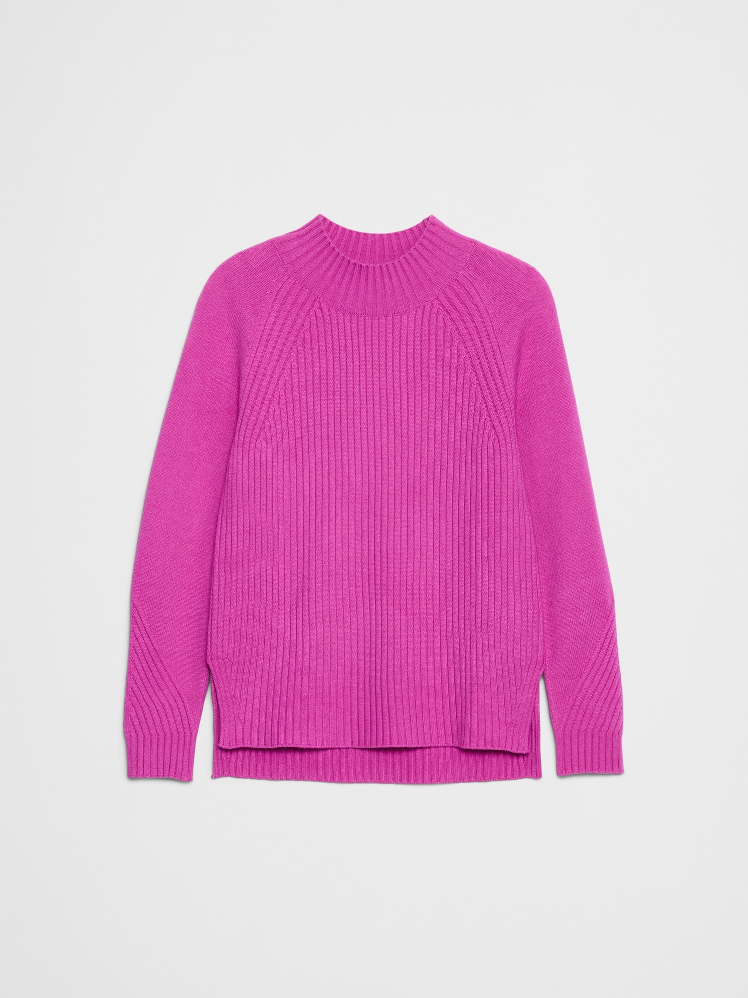 Image number 4 showing, Mixed Ribbed Turtleneck Sweater
