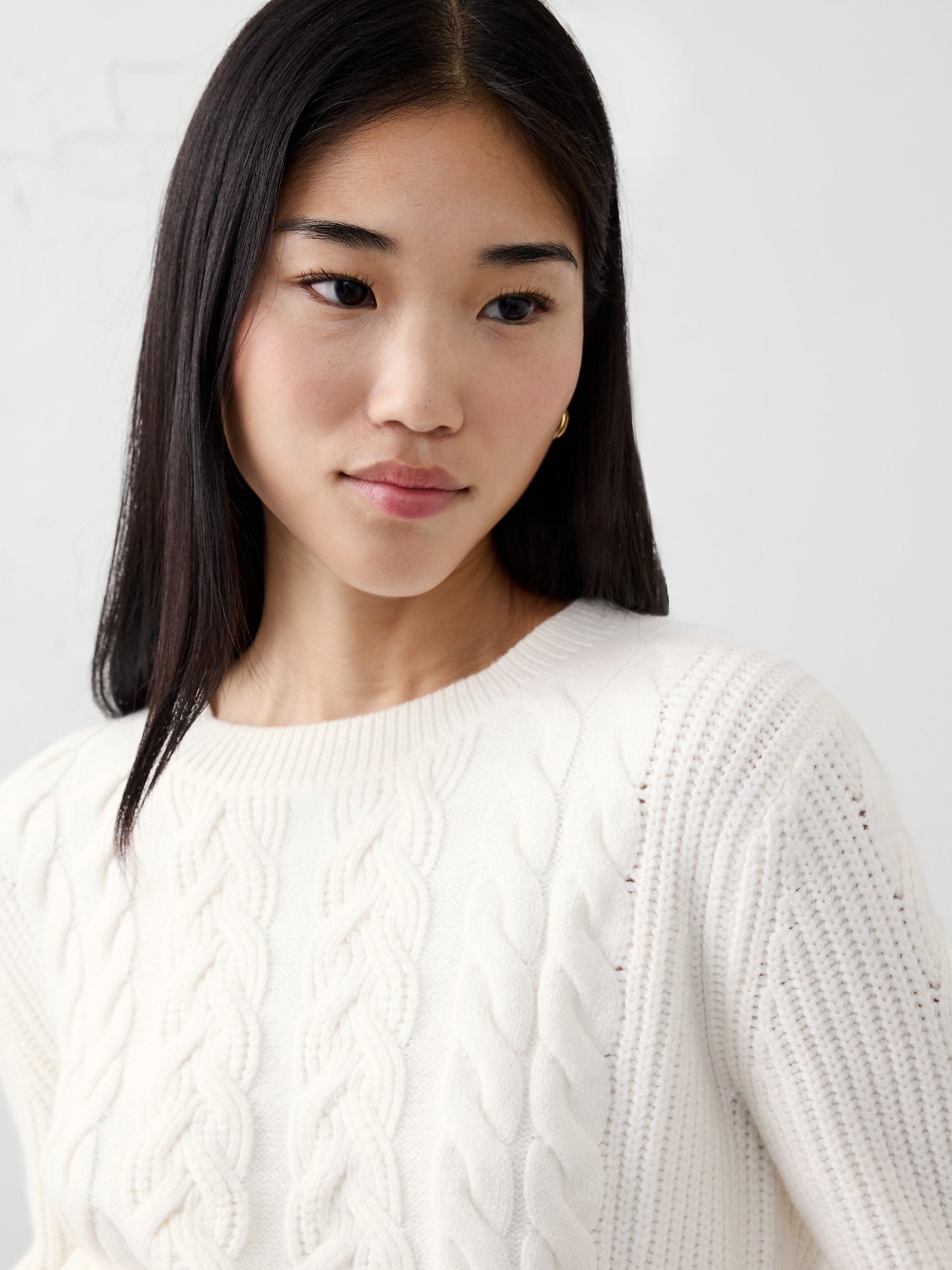 Image number 7 showing, Cable Pullover Sweater