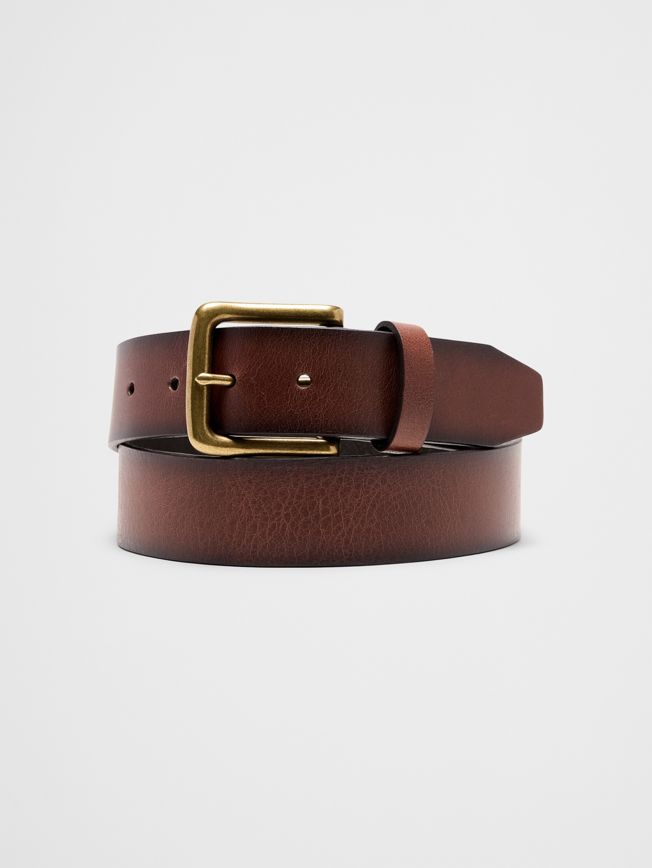 Banana Republic Rich Brown Leather Belt Women main image 2