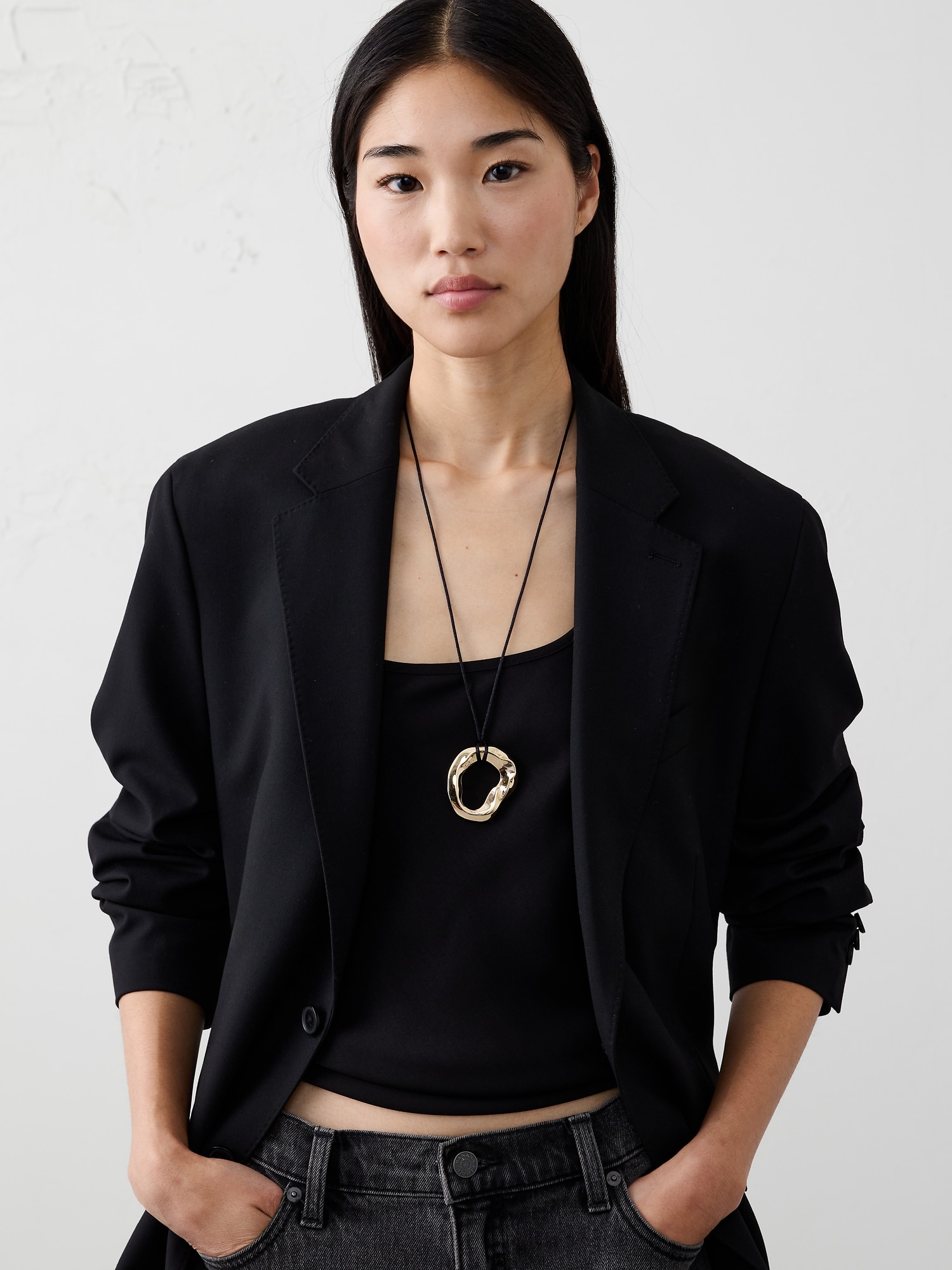 Image number 2 showing, Corded Organic Pendant Necklace