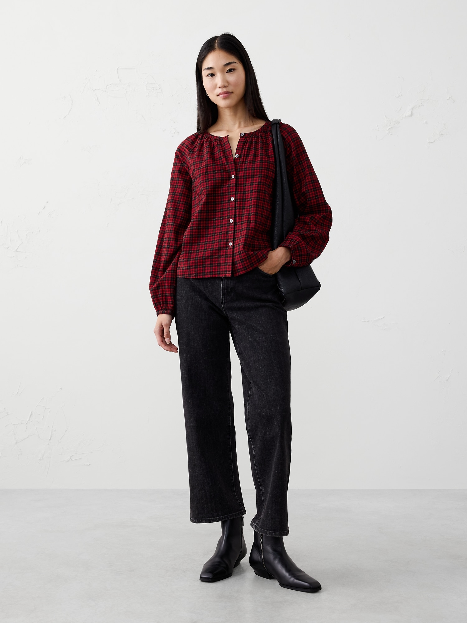 Puff-Sleeve Top