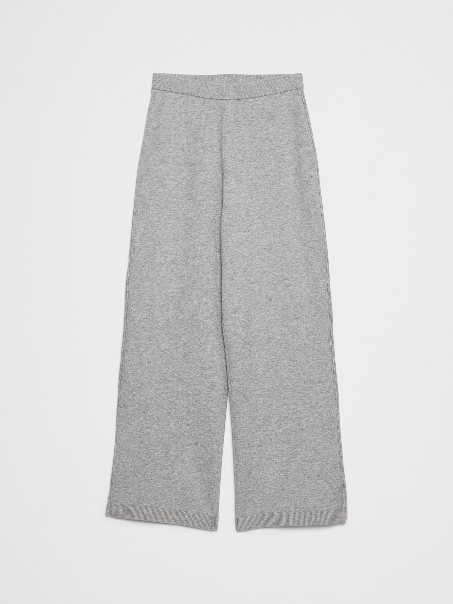 Image number 4 showing, Wide-Leg Mid-Rise Pull-On Sweater Pant
