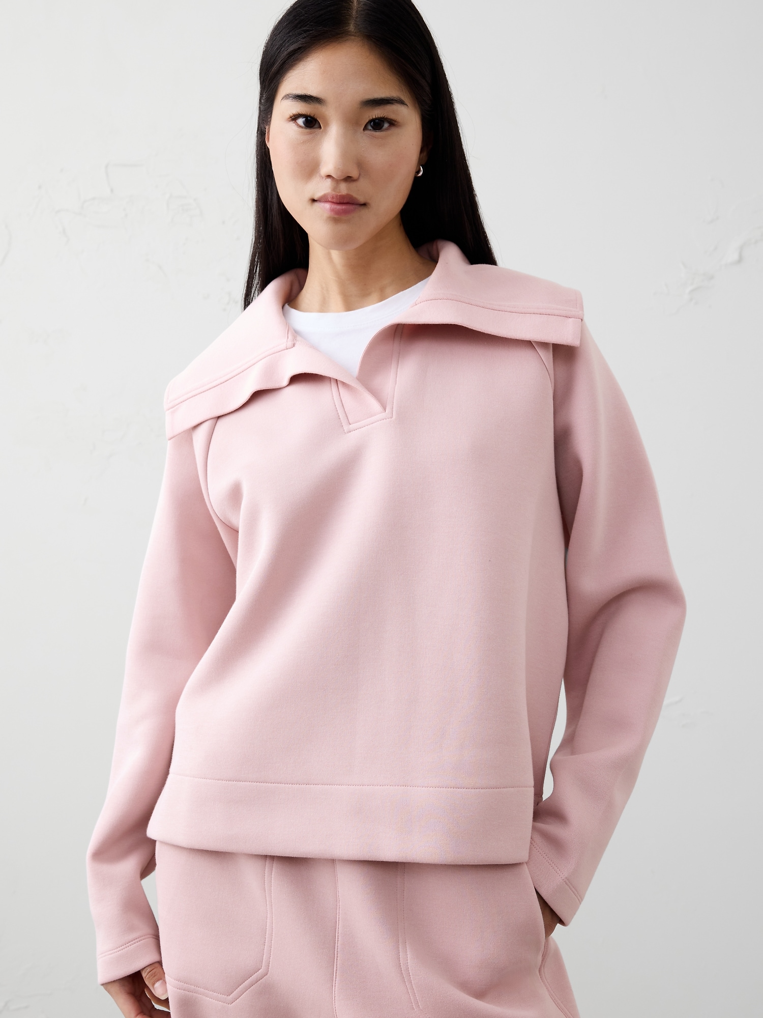 Scuba Collared Sweatshirt