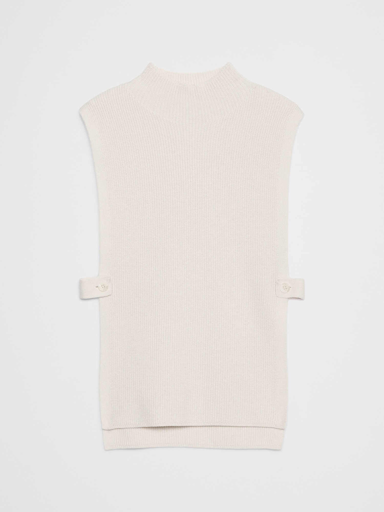 Image number 4 showing, SWEATER BIB PONCHO