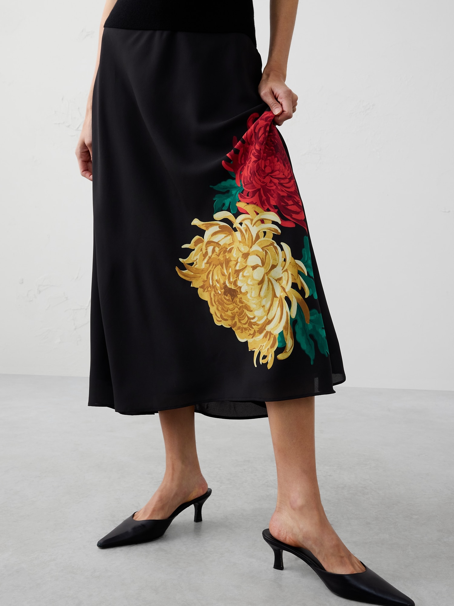 Image number 3 showing, Bias Midi Skirt