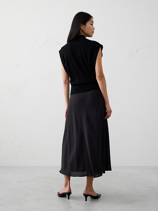 Bias Midi Skirt