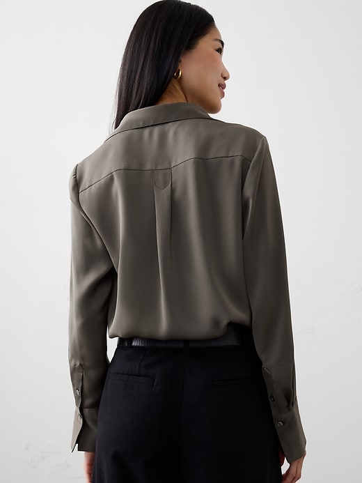 Silky Classic Shirt | Banana Republic Factory