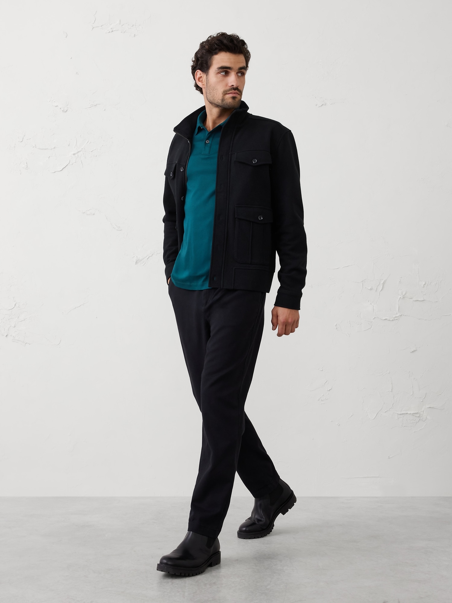 Luxe Touch Polo - Teal Shadow