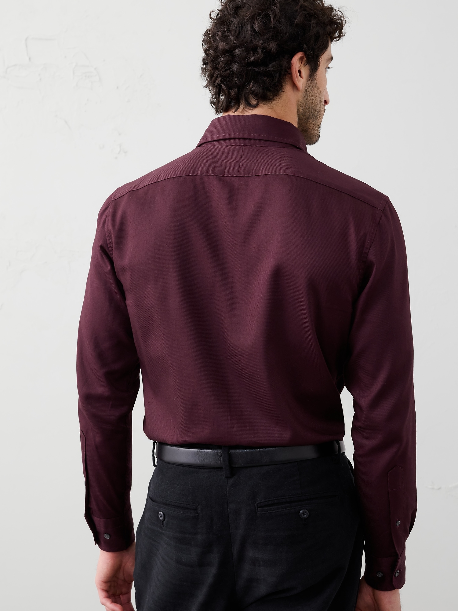 Image number 2 showing, Slim-Fit Dobby Dress Shirt