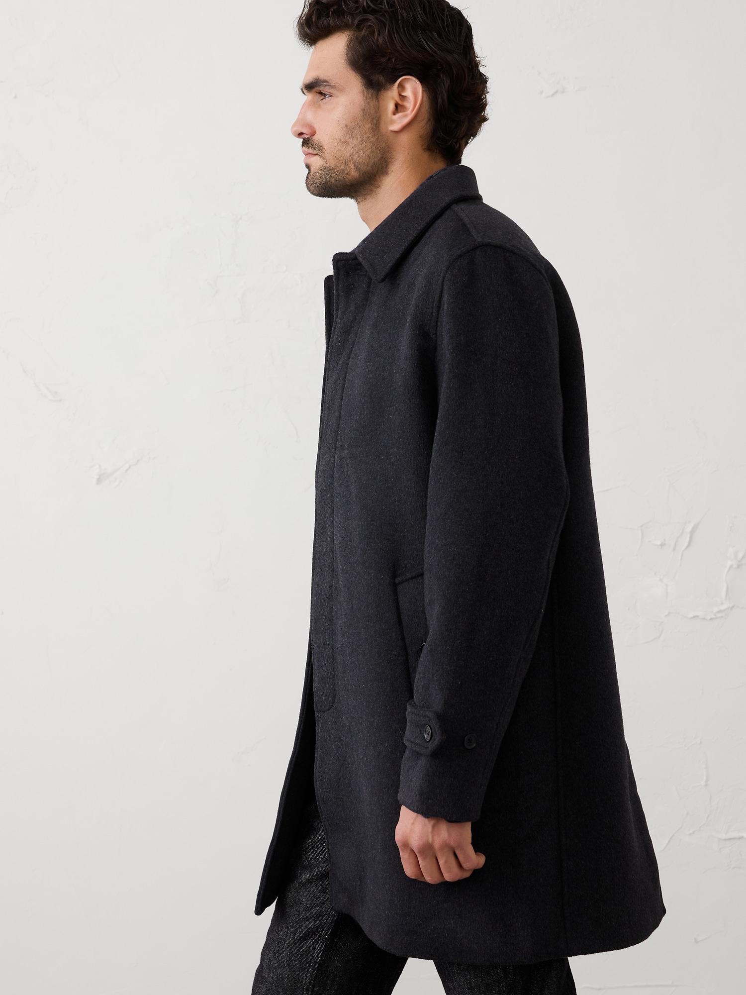 Image number 3 showing, Wool Mac Jacket