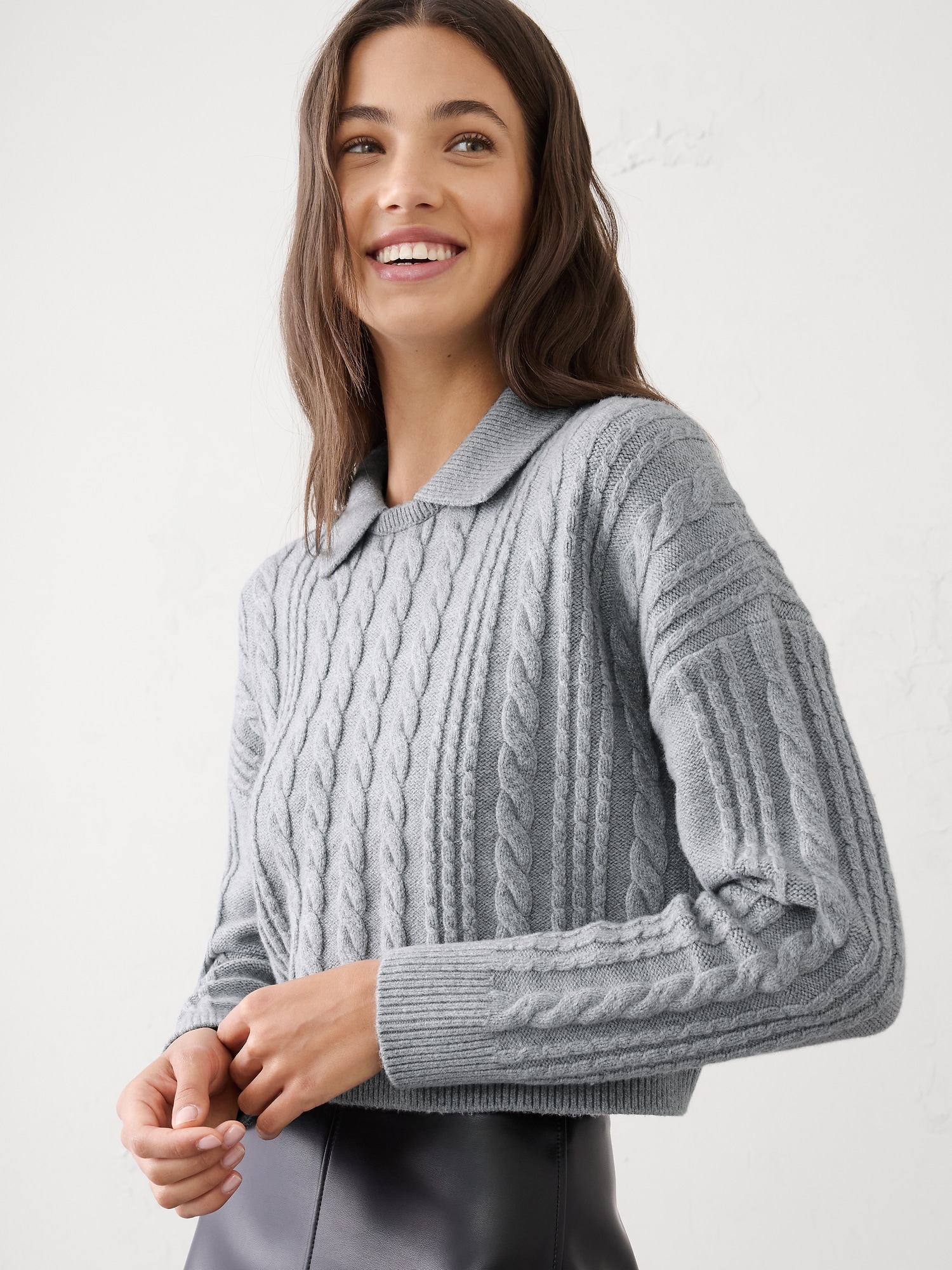 Image number 1 showing, Perfectly Soft Cable Sweater