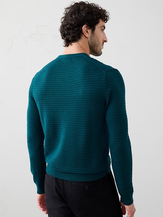 Merino Wool Textured Sweater