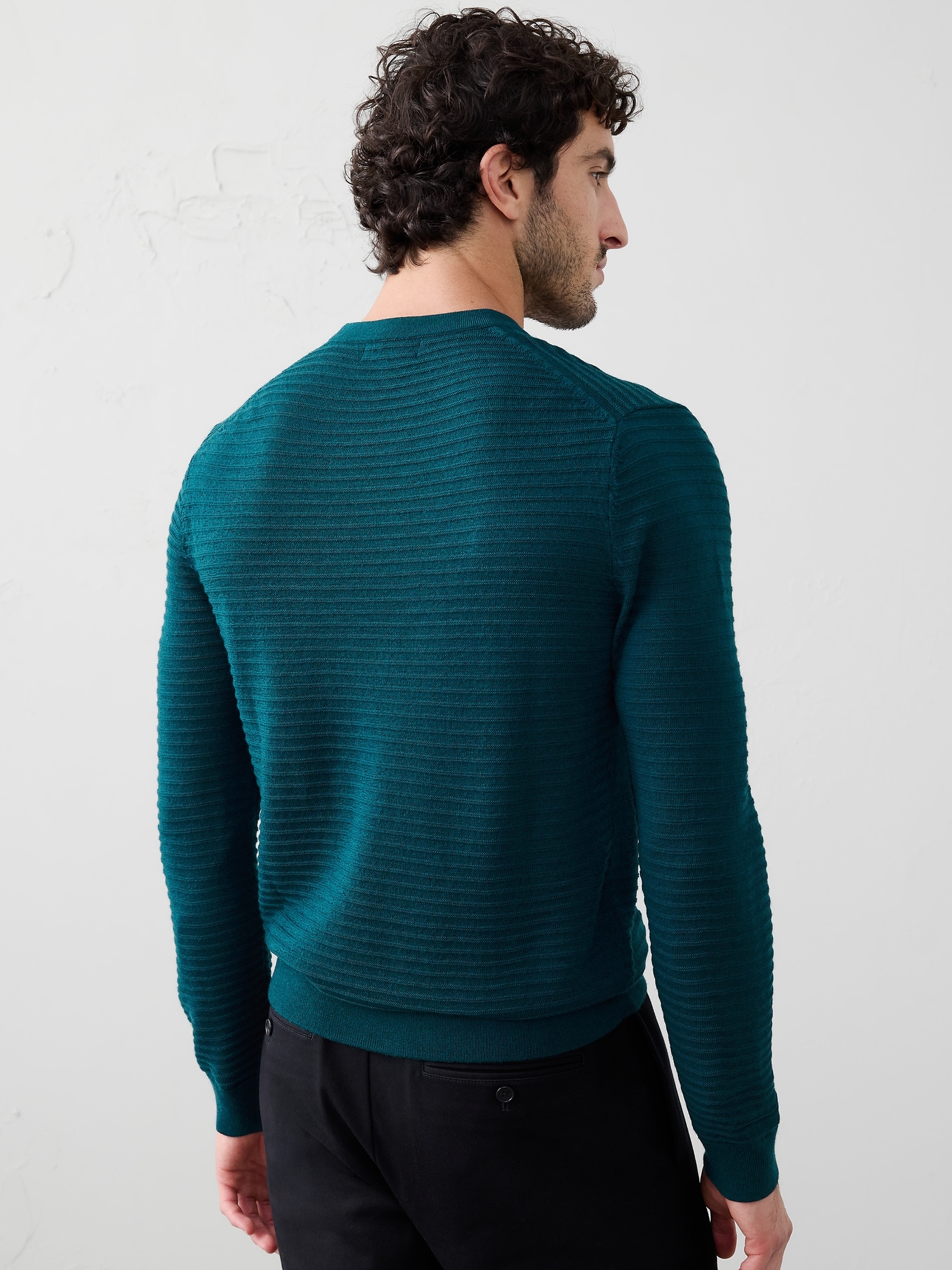 Image number 2 showing, Merino Wool Textured Sweater