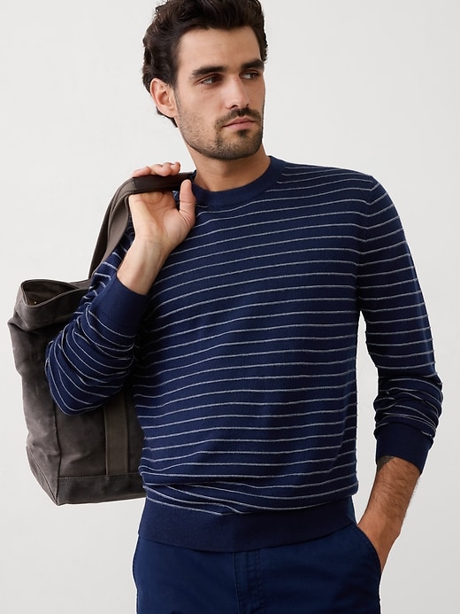 Merino Wool Textured Sweater