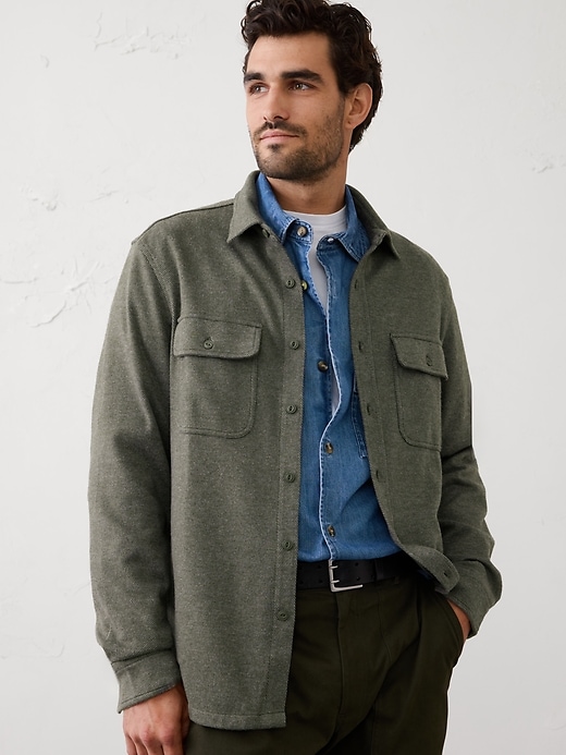 Quilted Knit Half-Zip Pullover