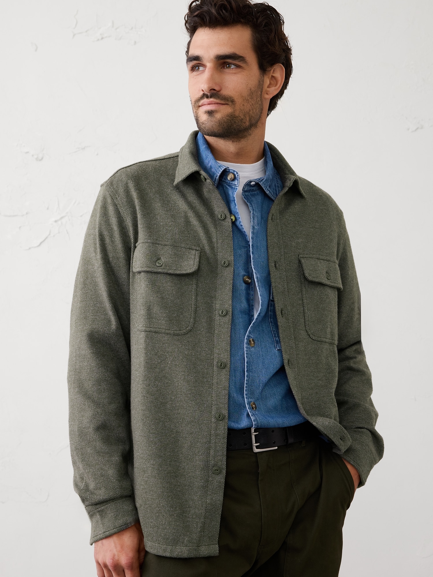 Image number 1 showing, Standard-Fit Chamois Shirt