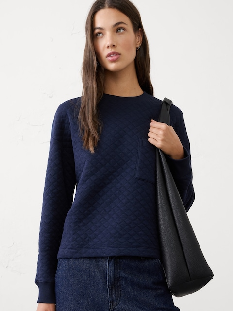 Quilted Sweatshirt