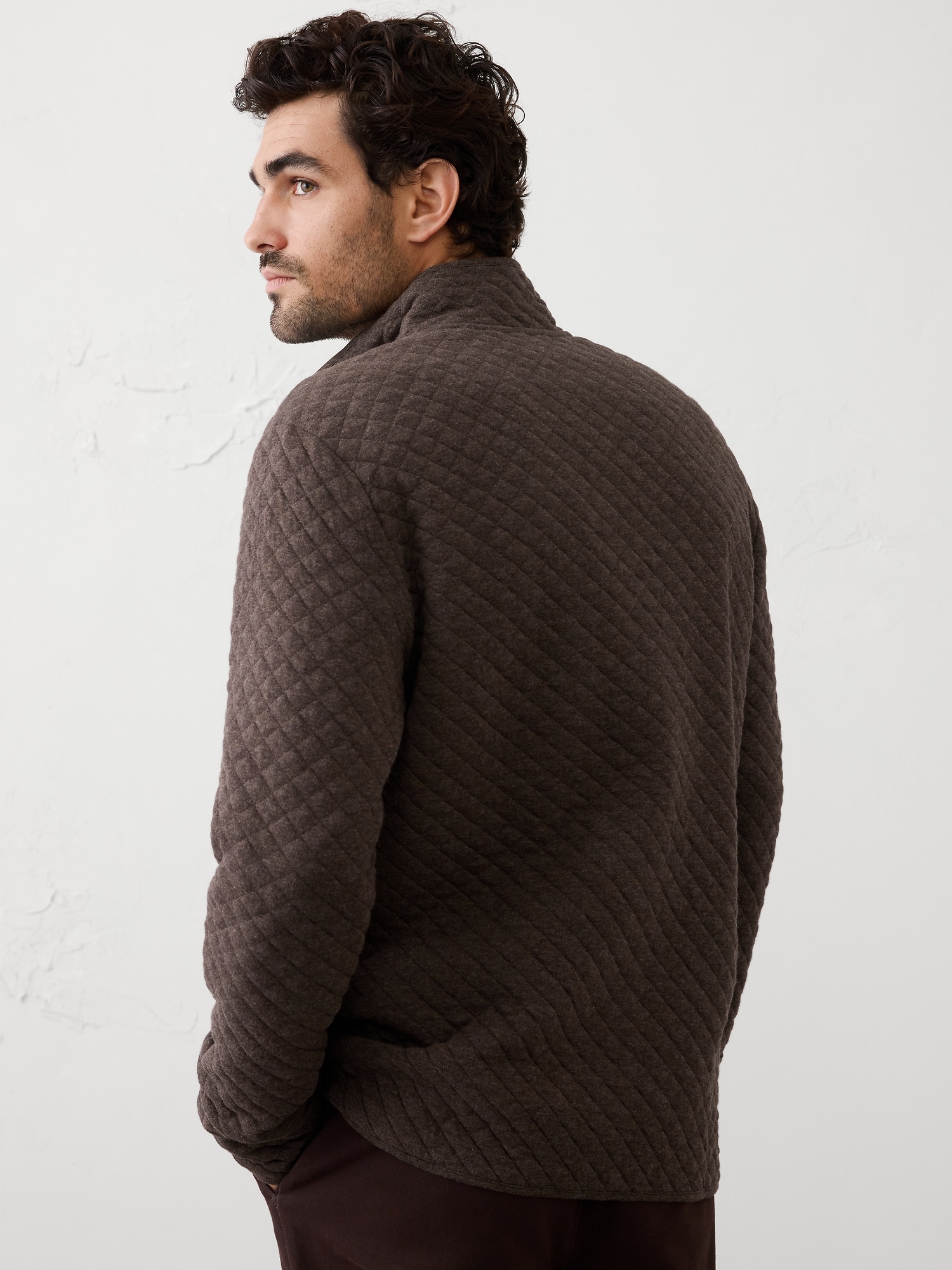 Image number 2 showing, Quilted Knit Jacket