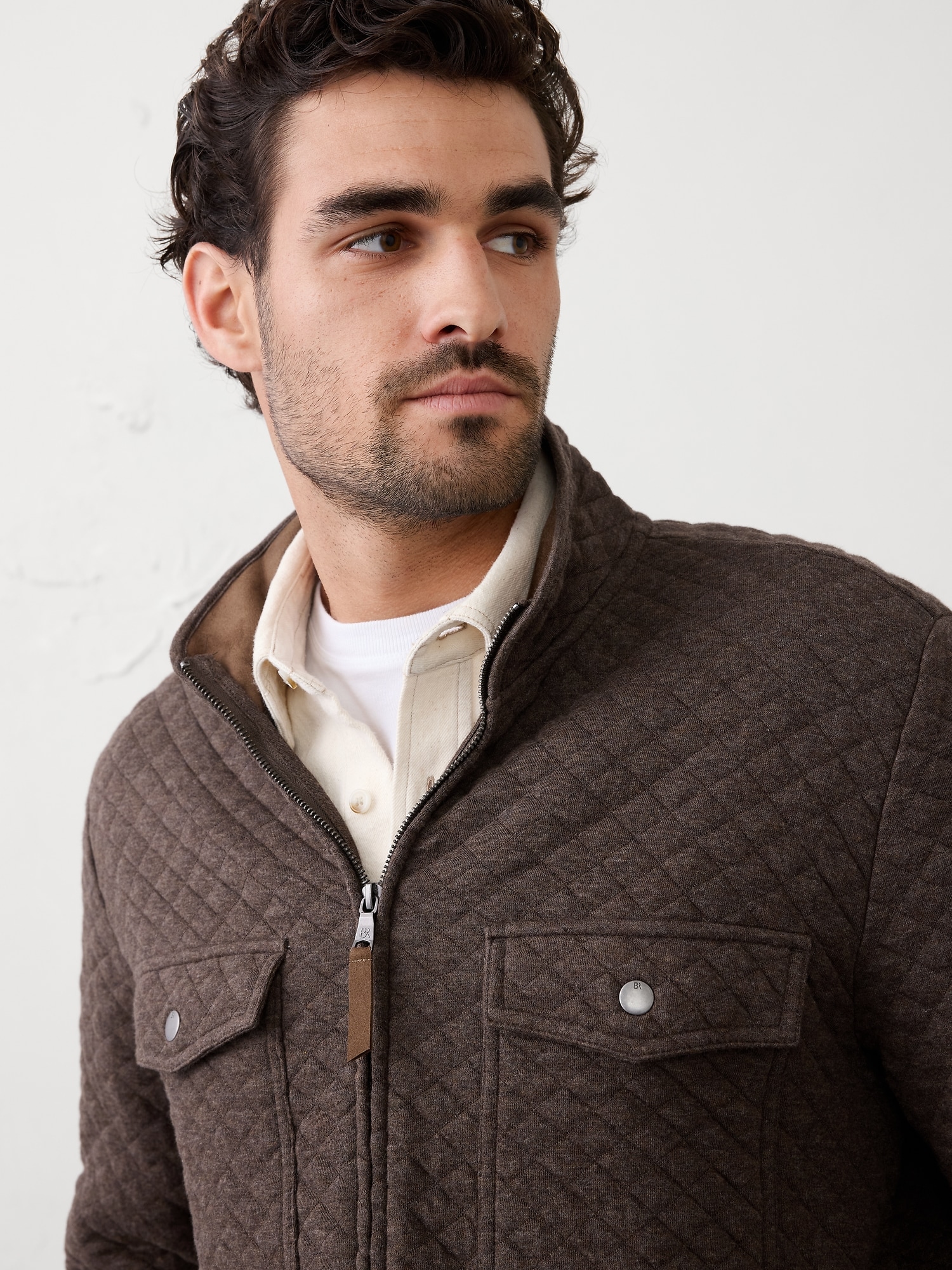 Image number 3 showing, Quilted Knit Jacket